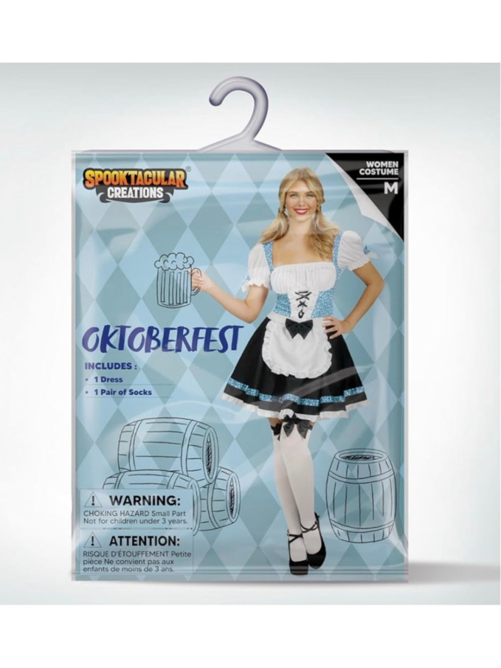 Spooktacular Creations Women's German Oktoberfest Costume Set